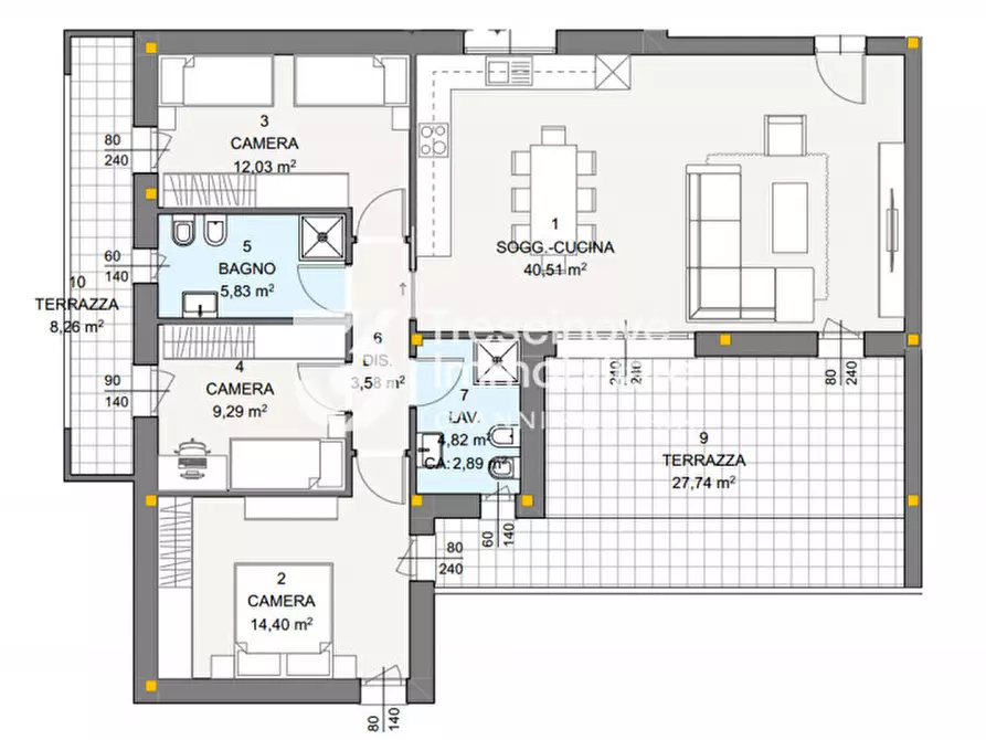 Immagine 26 di Appartamento in vendita  in Via Canova a Trevignano