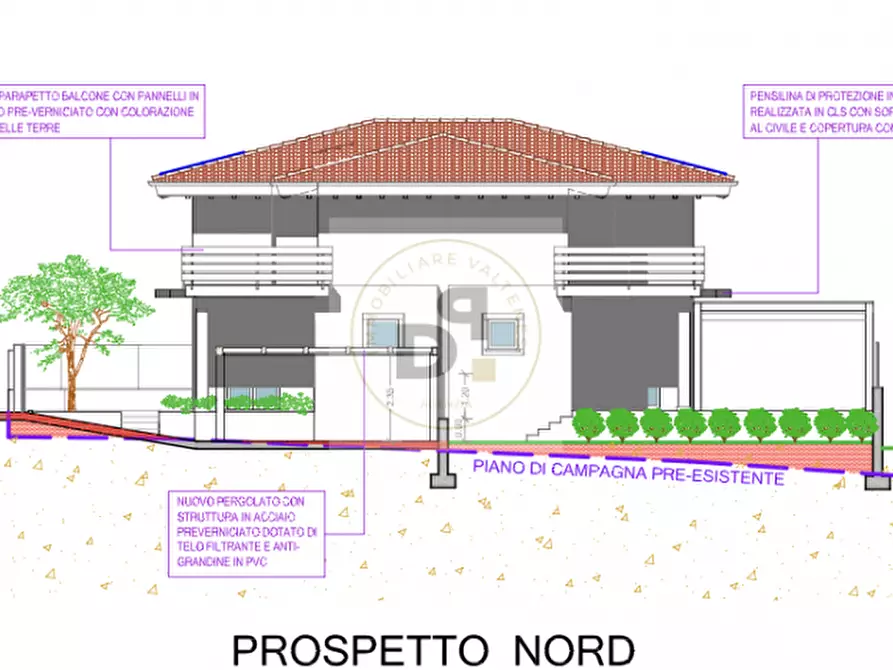 Immagine 9 di Casa bifamiliare in vendita  in Via Morsone a Muscoline