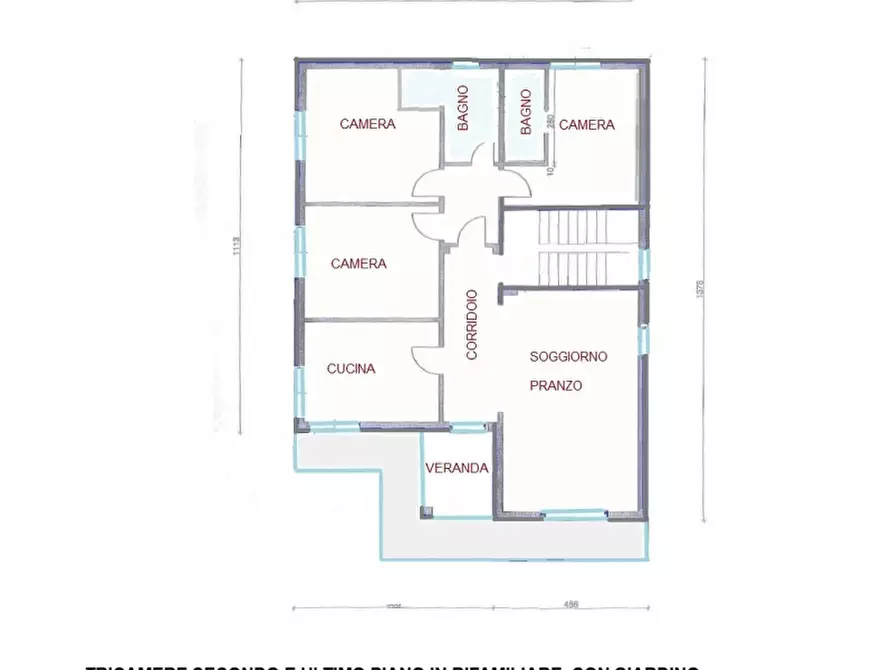 Immagine 19 di Casa bifamiliare in vendita  in Legione Antonini a Vicenza