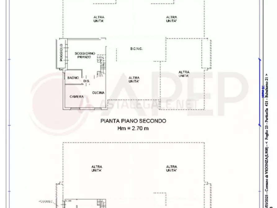 Immagine 2 di Appartamento in vendita  in via pastore, 30, int. 2 a Vigonza