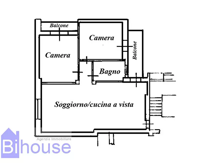 Immagine 10 di Appartamento in vendita  in via mercato a Cossato