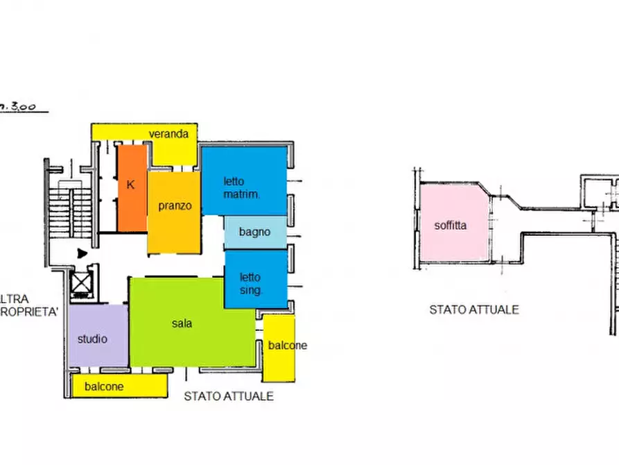 Immagine 4 di Appartamento in vendita  in Via Luigi Barzini a Sassari