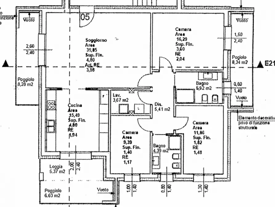 Immagine 10 di Appartamento in vendita  in via monte grappa a Preganziol