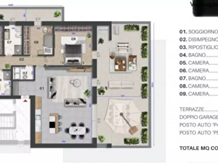 Immagine 13 di Attico in vendita  in Via Amerigo Vespucci a Selvazzano Dentro