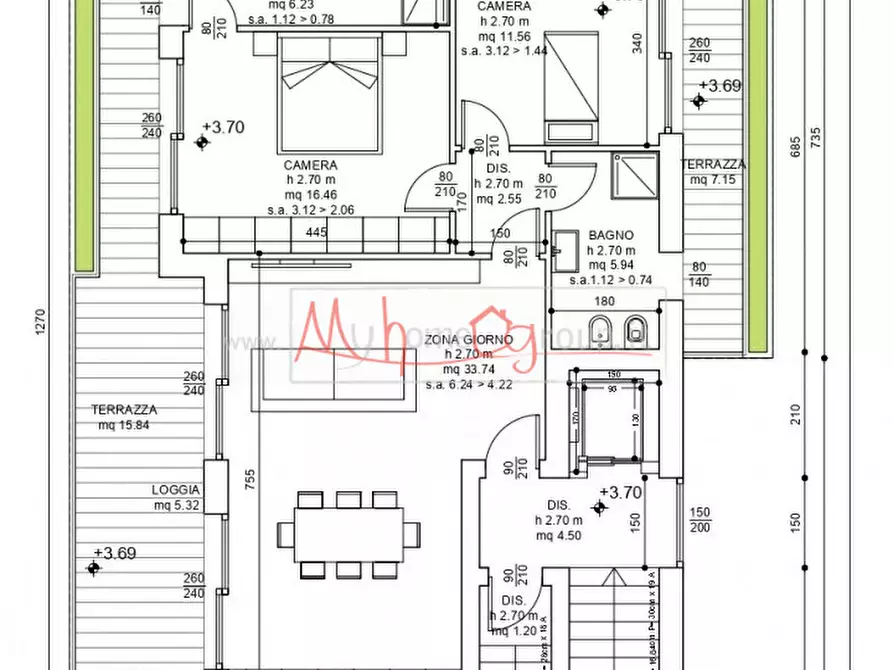 Immagine 2 di Appartamento in vendita  a Selvazzano Dentro