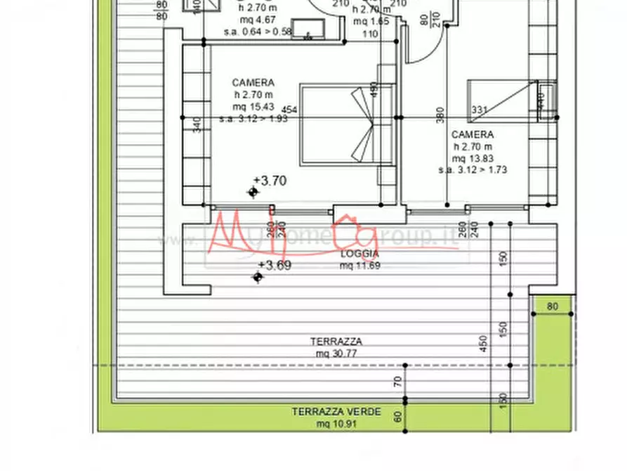 Immagine 3 di Appartamento in vendita  a Selvazzano Dentro
