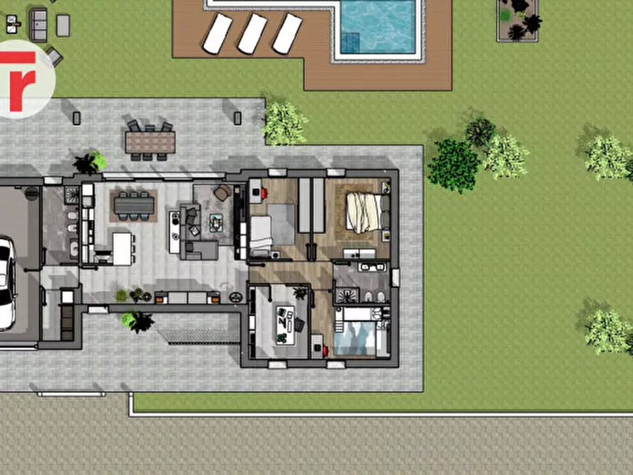 Immagine 3 di Casa bifamiliare in vendita  in Via Carducci a Vigodarzere