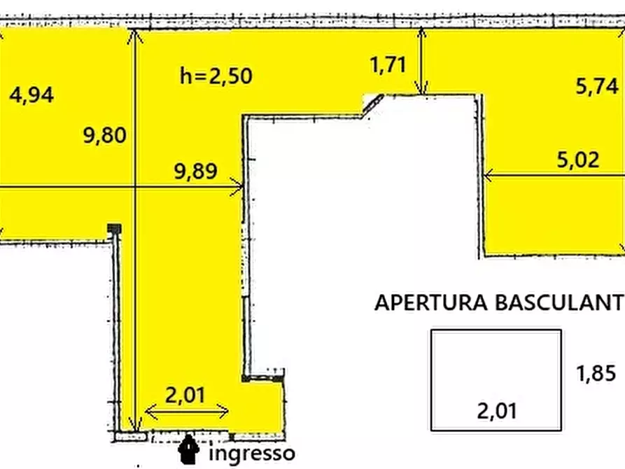 Immagine 9 di Garage in vendita  in Via Montessori a Venezia