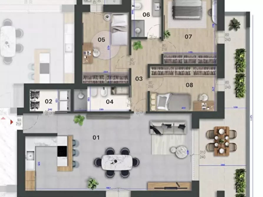 Immagine 6 di Appartamento in vendita  in Via Amerigo Vespucci a Selvazzano Dentro