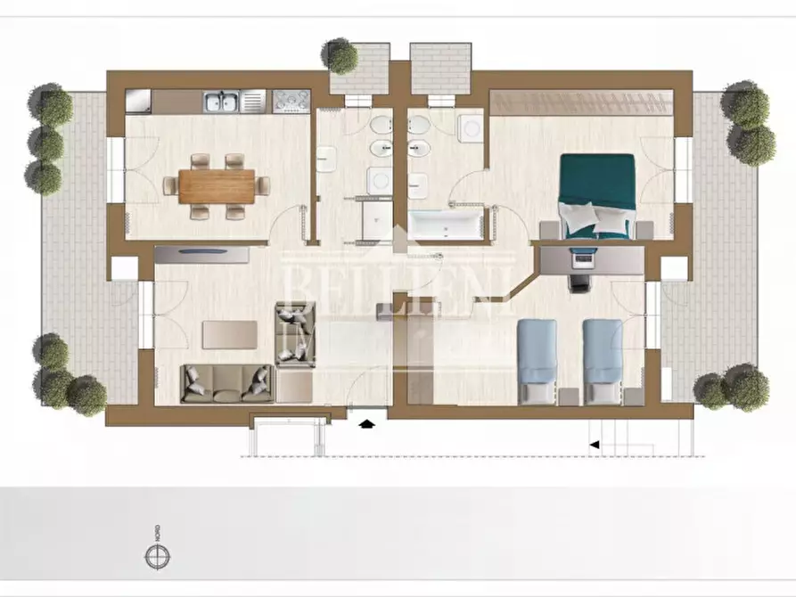 Immagine 12 di Appartamento in affitto  in Via Luino a Vicenza