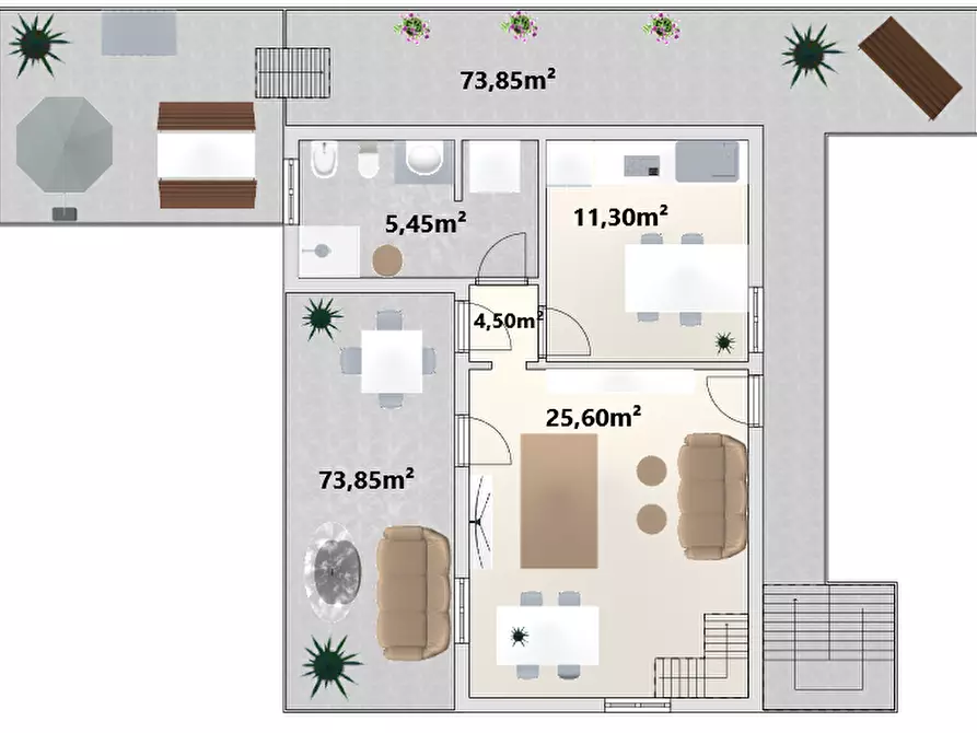 Immagine 34 di Appartamento in vendita  in via marconi a Postal .Burgstall.