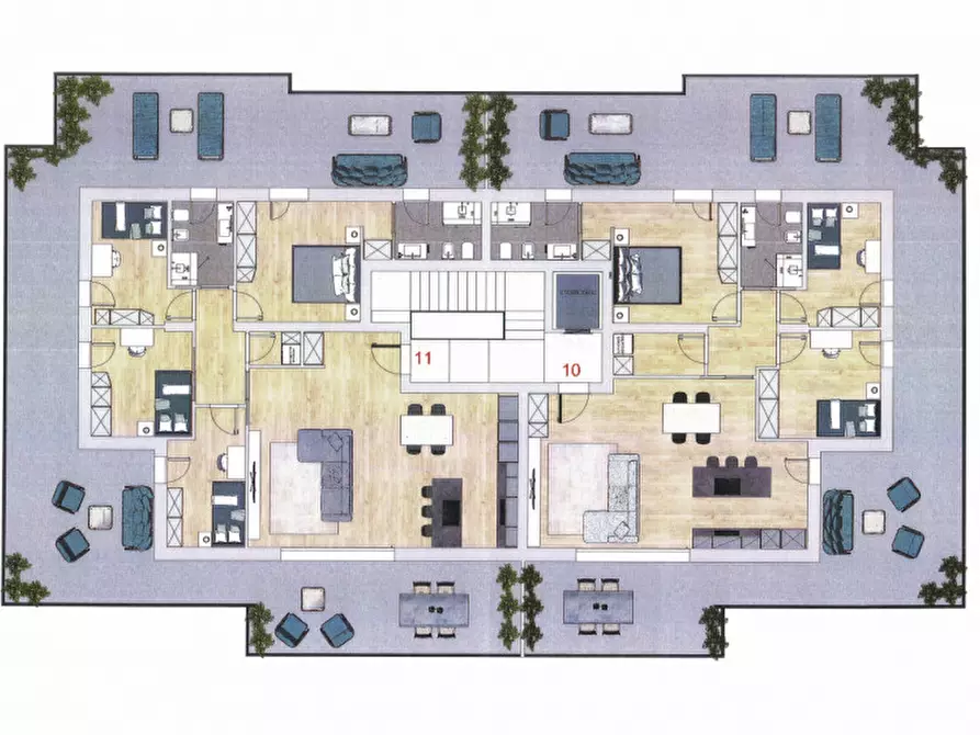 Immagine 15 di Attico in vendita  in VIA MONTE GALLO a Padova