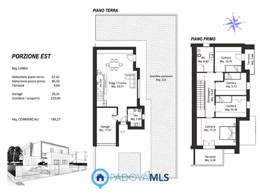 Immagine 28 di Casa bifamiliare in vendita  in Via Alessandro Manzoni a Albignasego