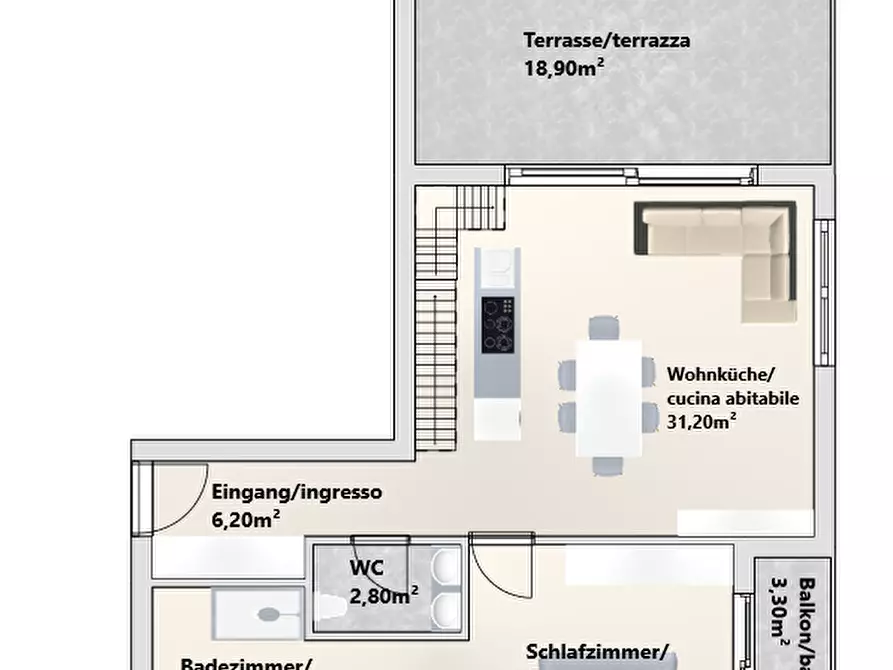 Immagine 12 di Appartamento in vendita  in Doladizza a Montagna .Montan.