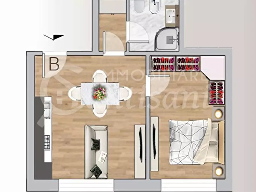 Immagine 2 di Appartamento in vendita  in Via del Campo d'Arrigo a Firenze