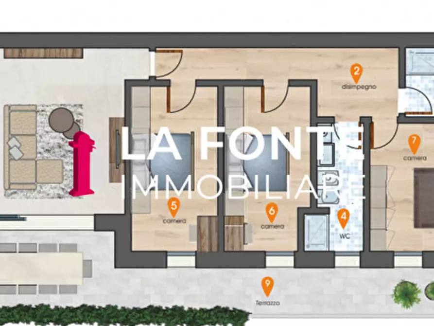 Immagine 14 di Appartamento in vendita  in Via Chiesa a Stra