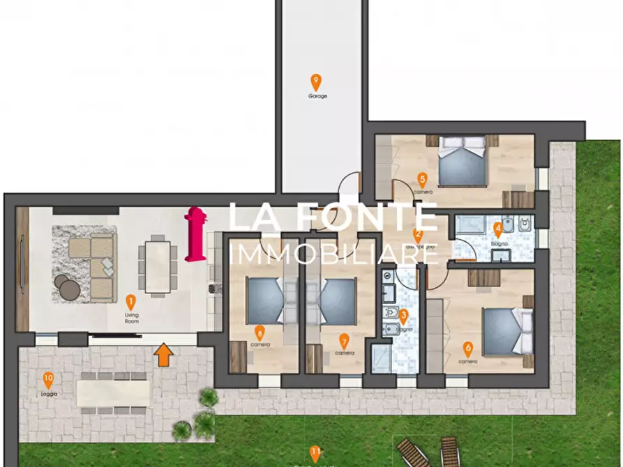 Immagine 2 di Appartamento in vendita  in Via Chiesa a Stra