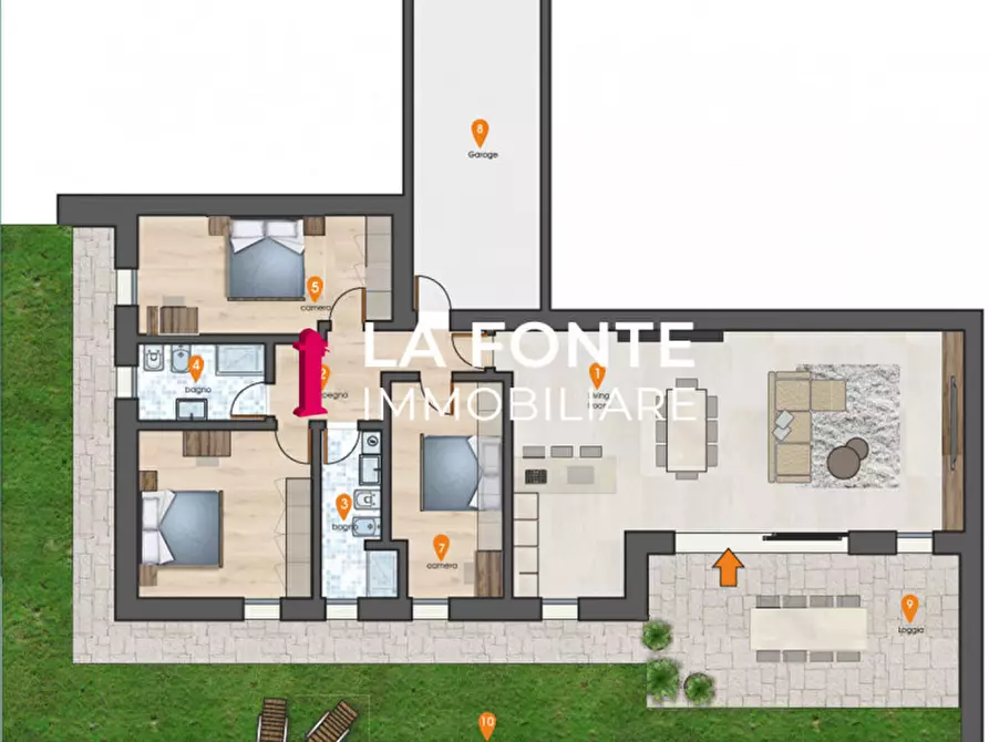 Immagine 7 di Appartamento in vendita  in Via Chiesa a Stra