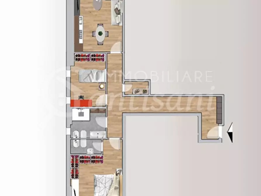 Immagine 21 di Appartamento in vendita  in Viale Eleonora Duse a Firenze