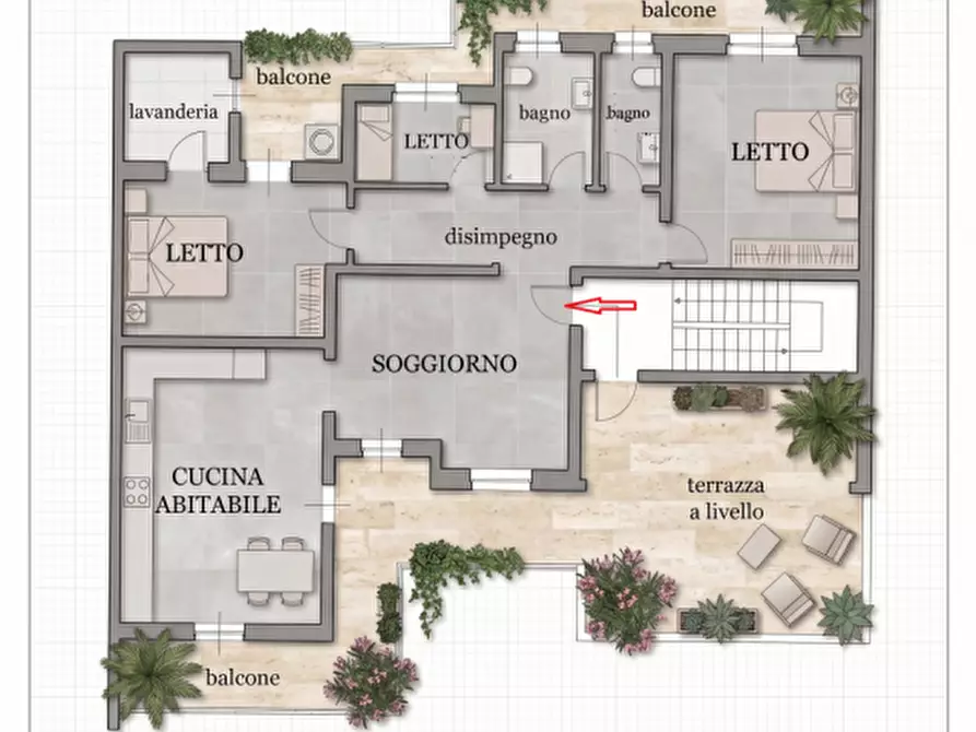 Immagine 64 di Appartamento in vendita  in Via Salvo D'Acquisto 31 a Sternatia