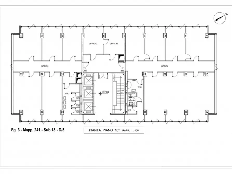 Immagine 17 di Ufficio in vendita  in Piazzale De Matthaeis, 41, 03100 Frosinone FR, Italia a Frosinone