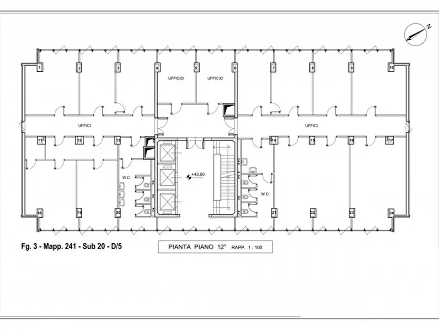 Immagine 19 di Ufficio in vendita  in Piazzale De Matthaeis, 41, 03100 Frosinone FR, Italia a Frosinone