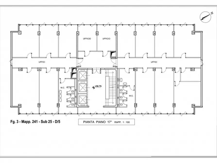 Immagine 24 di Ufficio in vendita  in Piazzale De Matthaeis, 41, 03100 Frosinone FR, Italia a Frosinone