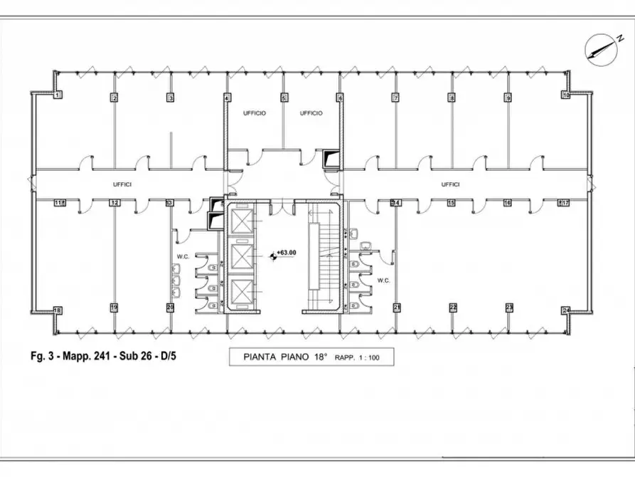 Immagine 25 di Ufficio in vendita  in Piazzale De Matthaeis, 41, 03100 Frosinone FR, Italia a Frosinone