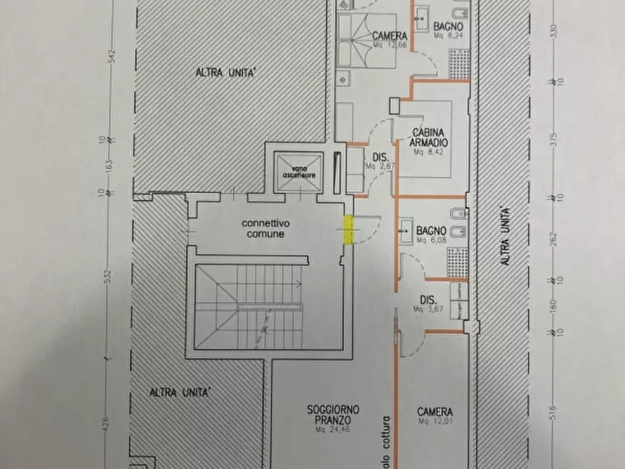 Immagine 4 di Appartamento in vendita  a Padova