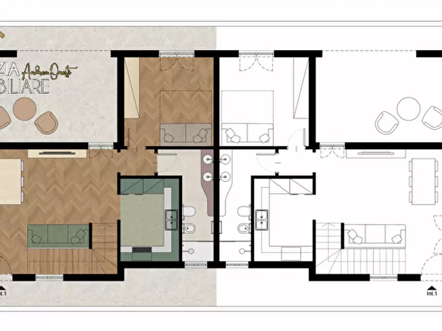 Immagine 15 di Casa bifamiliare in vendita  in via dellle ortensie a Rocca Di Papa