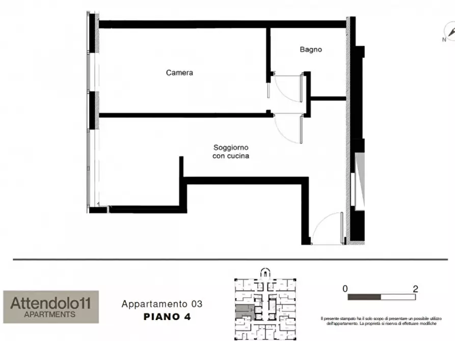 Immagine 4 di Appartamento in vendita  in VIA MUZIO ATTENDOLO DETTO SFORZA, 11 a Milano