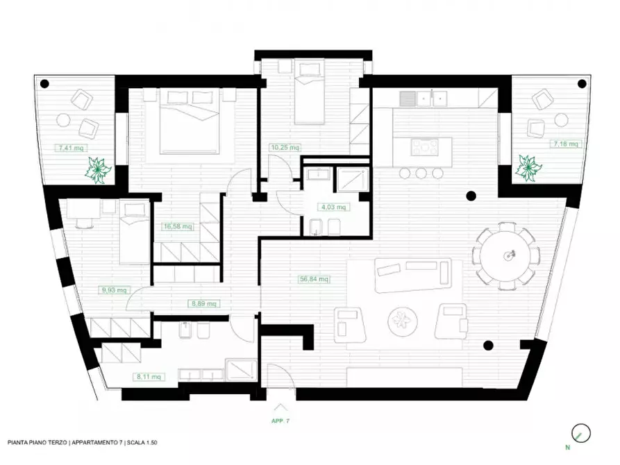 Immagine 24 di Attico in vendita  in Viale Luigi Luzzatti a Treviso