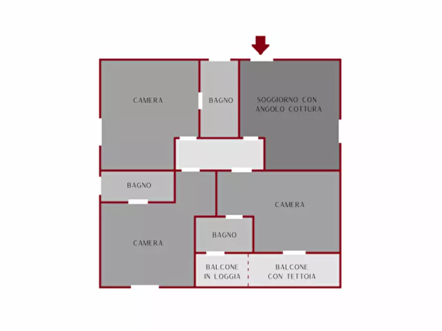 Immagine 21 di Appartamento in vendita  in Via Surrogazione a Calderara Di Reno