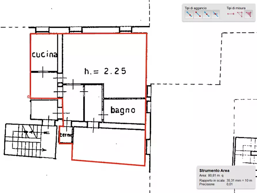 Immagine 19 di Appartamento in vendita  in Thiene Via Corso Garibaldi 36 a Thiene