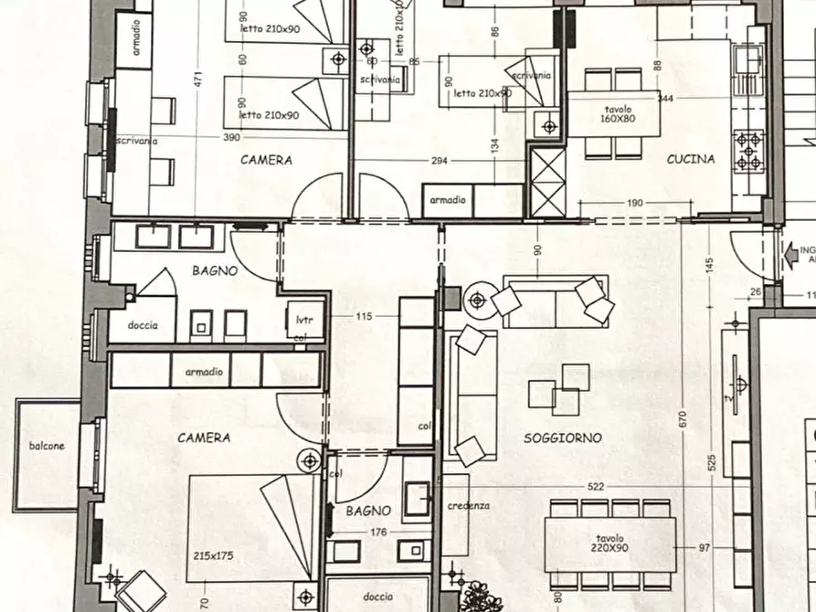 Immagine 17 di Appartamento in affitto  in Via Macrino a Alba