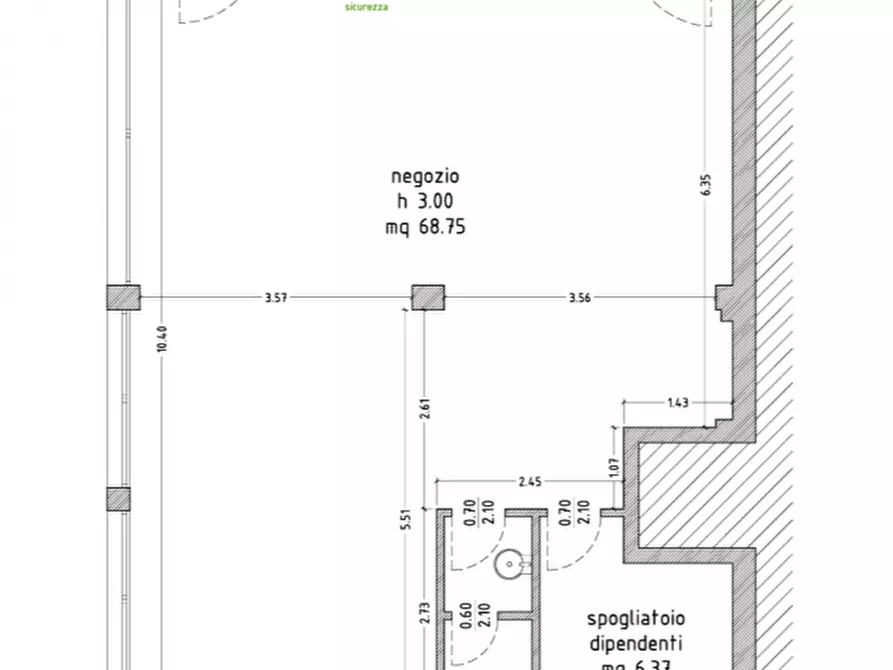 Immagine 1 di Negozio in affitto  in VIA COMPARETTI a Firenze