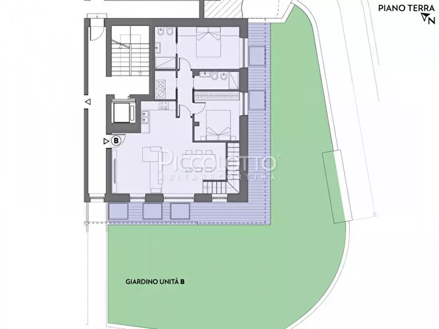 Immagine 14 di Appartamento in vendita  in Località Zuel a Cortina D'ampezzo