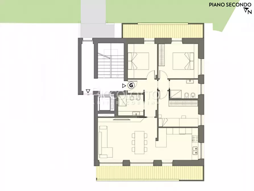 Immagine 13 di Appartamento in vendita  in Località Zuel a Cortina D'ampezzo