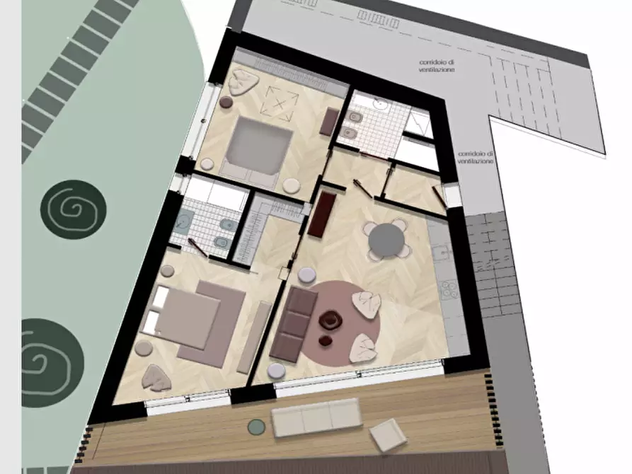 Immagine 2 di Villa in vendita  in Via Gioacchino Rossini a Torri Del Benaco