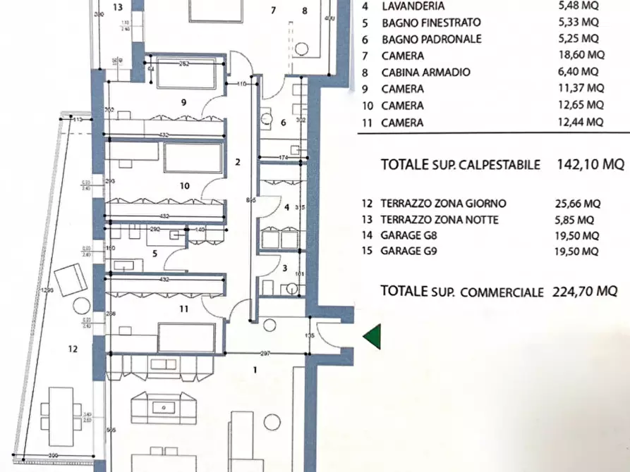 Immagine 23 di Attico in vendita  in Via Citolo da Perugia a Padova