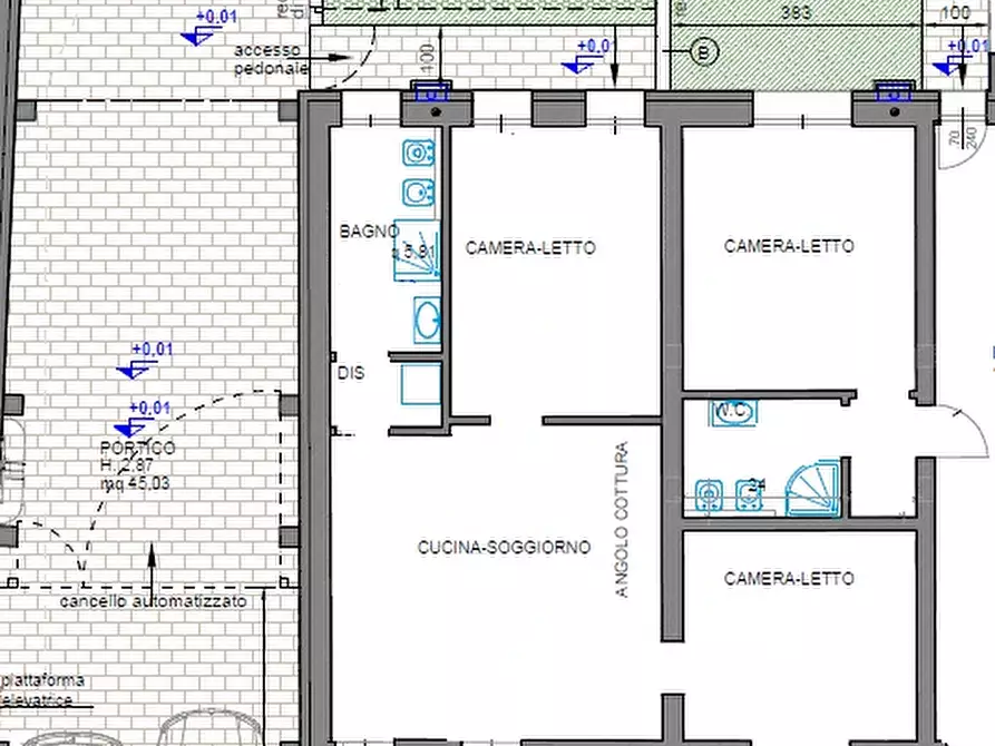 Immagine 16 di Appartamento in vendita  in Via Borgofuro a Este
