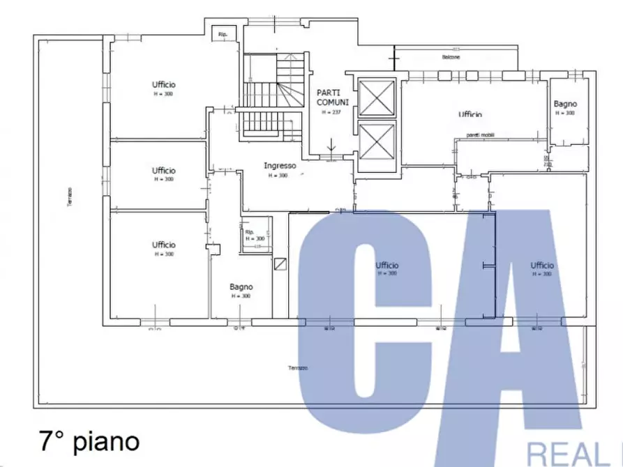 Immagine 15 di Ufficio in affitto  in PIAZZA DUCA D'AOSTA a Milano