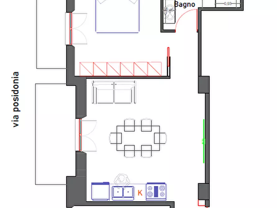 Immagine 3 di Appartamento in vendita  in Via Martiri Ungheresi, 13 a Salerno