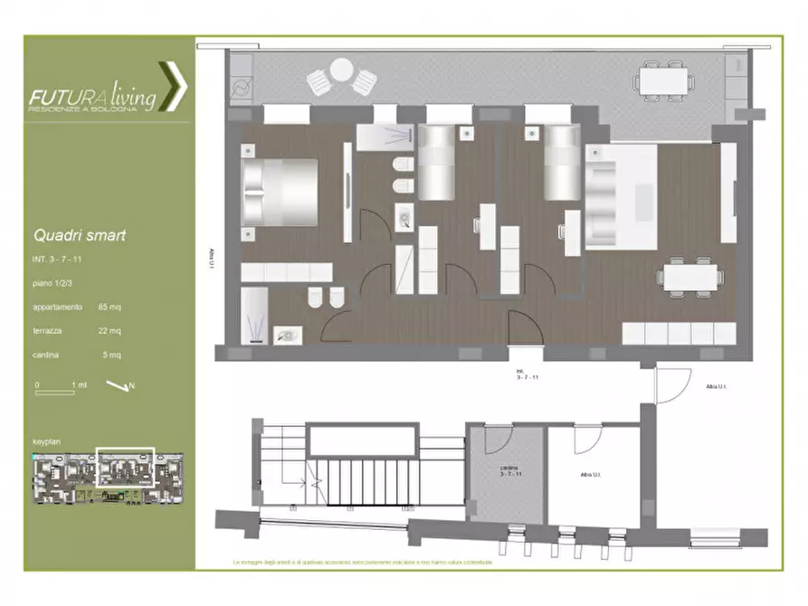 Immagine 4 di Appartamento in vendita  in Via John Cage a Bologna