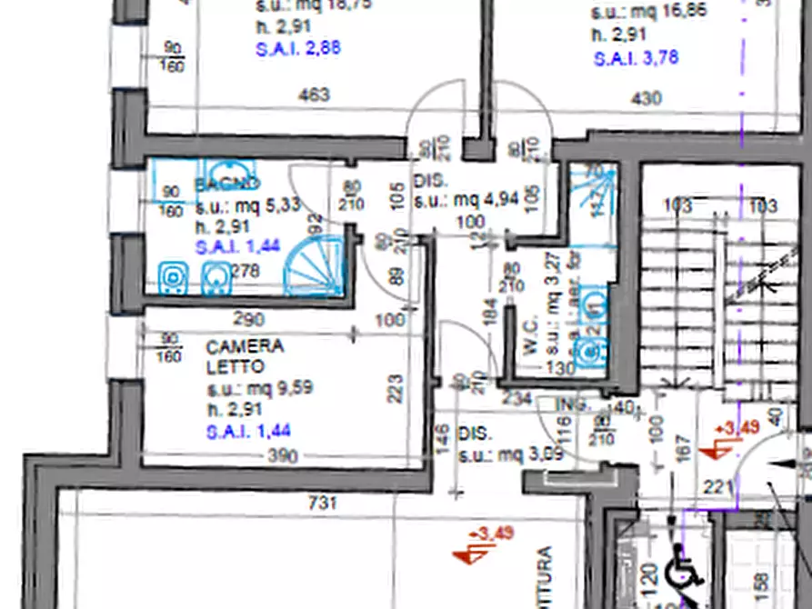 Immagine 19 di Appartamento in vendita  in Via Borgofuro a Este