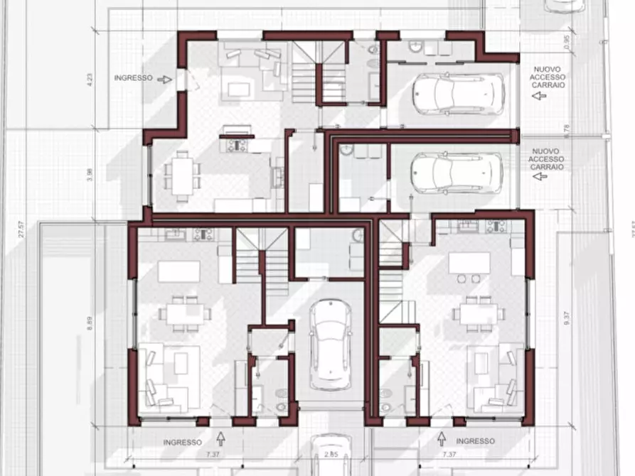 Immagine 18 di Casa trifamiliare in vendita  in Via Antonio Meucci a Montegrotto Terme