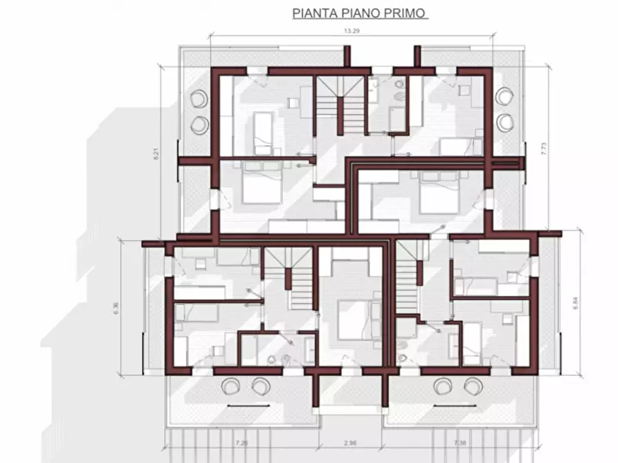 Immagine 19 di Casa trifamiliare in vendita  in Via Antonio Meucci a Montegrotto Terme
