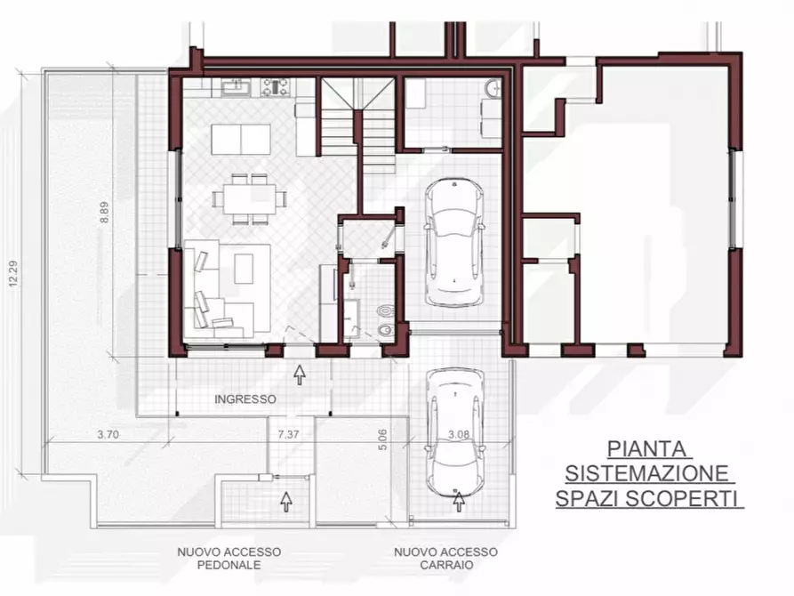 Immagine 20 di Casa trifamiliare in vendita  in Via Antonio Meucci a Montegrotto Terme