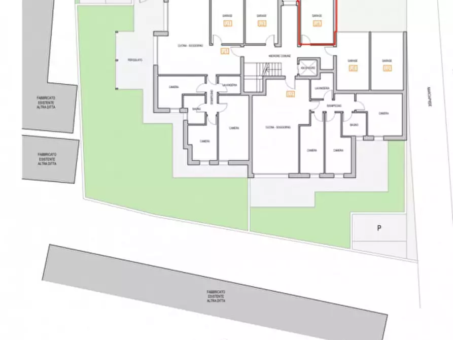 Immagine 24 di Appartamento in vendita  in Via Matteotti a Trevignano