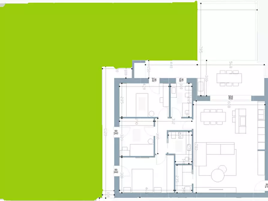 Immagine 4 di Appartamento in vendita  in Via Braghetta a Limena